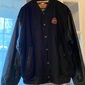 Harley Davidson Varsity Jacket Men’s Wool/Leather